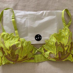 Fleur du Mal Lily Demi Bra - Citrine NWOT